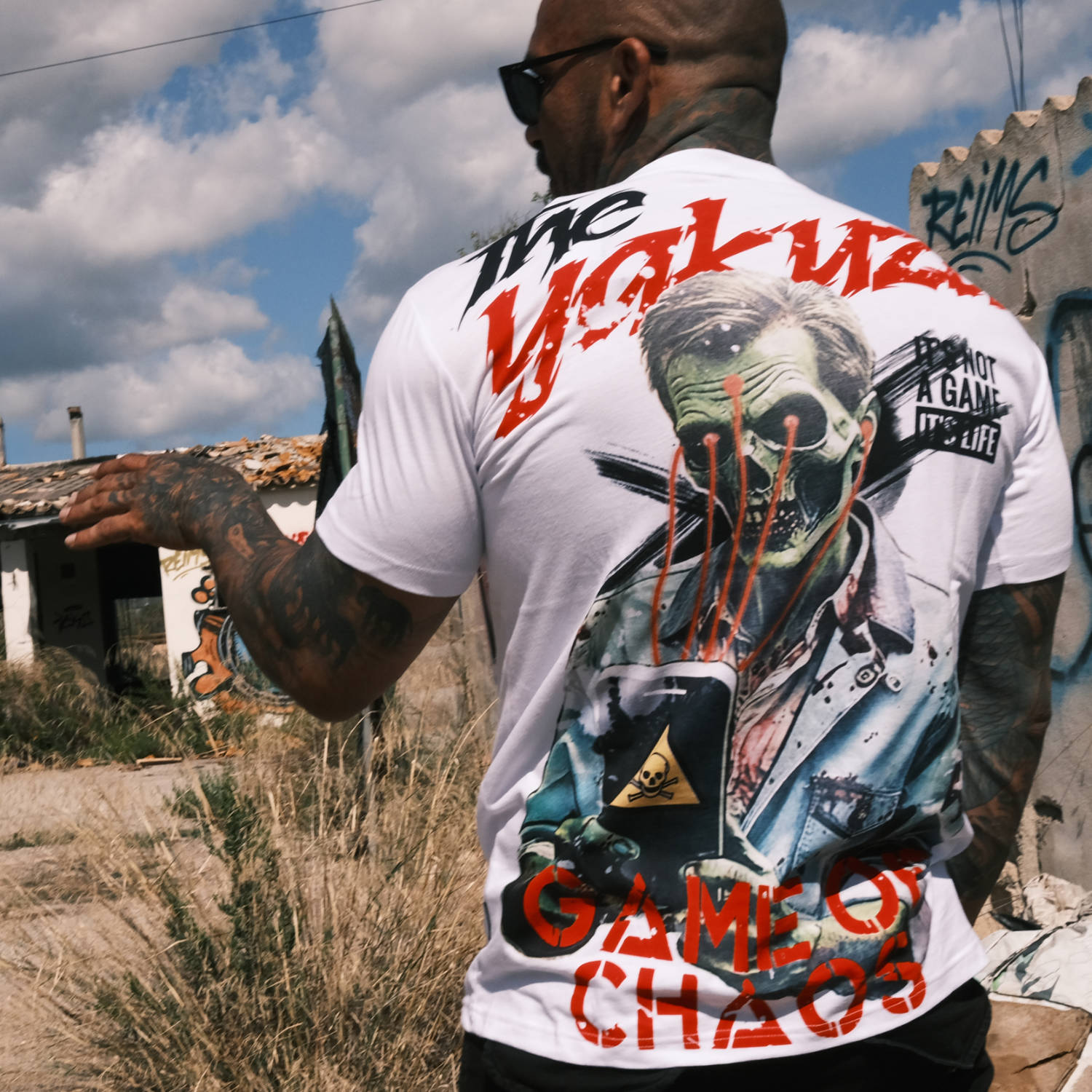 Pánské triko Yakuza Chaos Regular 25033 white Velikost: 3XL
