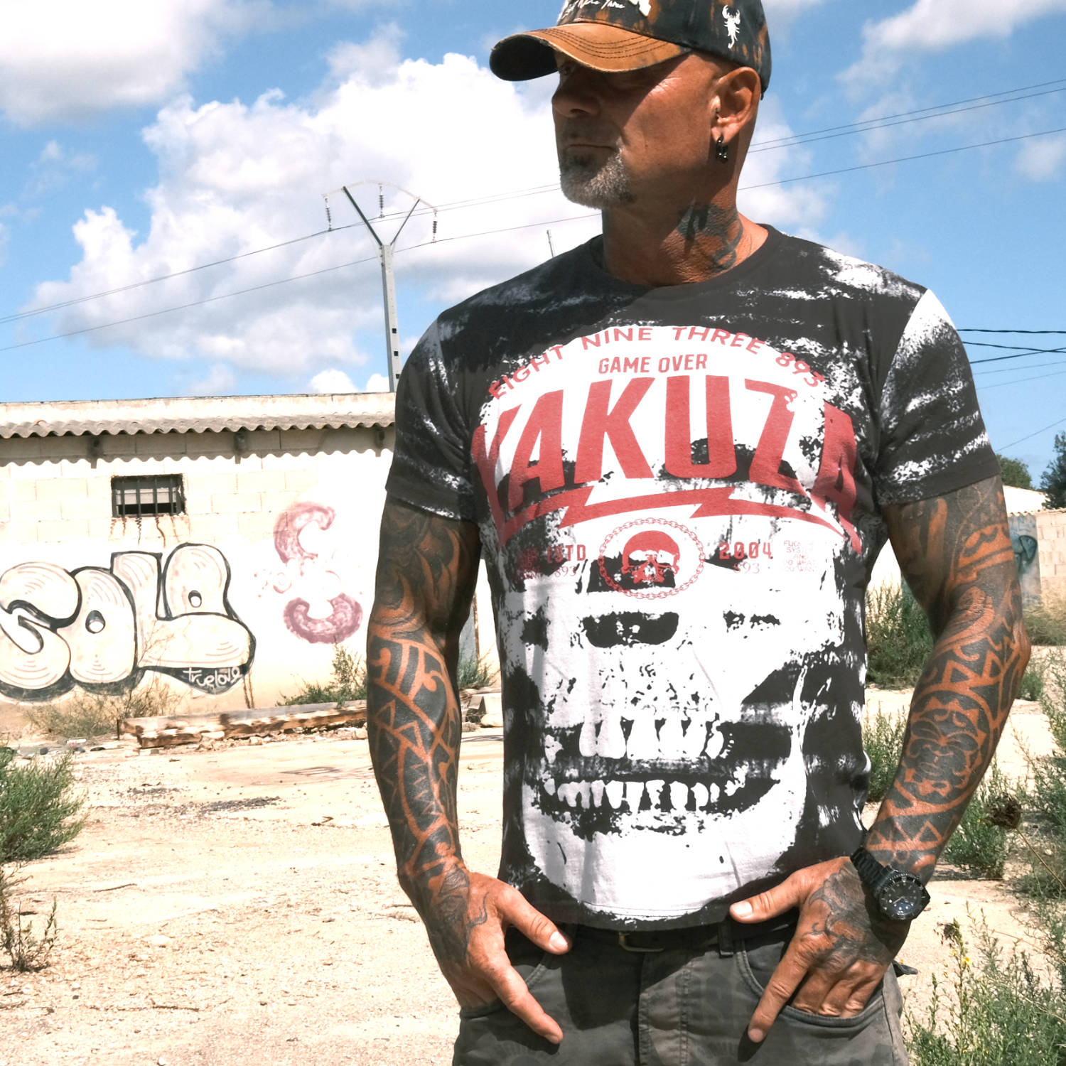 Pánské triko Yakuza Jailbreak Regular 25025 black Velikost: 5XL