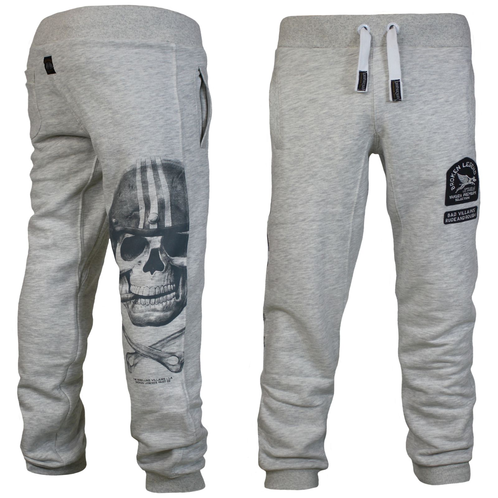 Yakuza Premium Pánské tepláky 3429 light grey Velikost: L