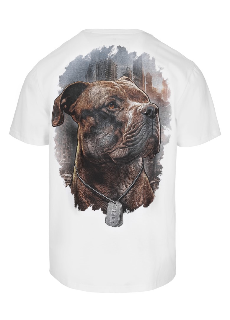 PitBull West Coast - pánské triko HERO bílé Velikost: L