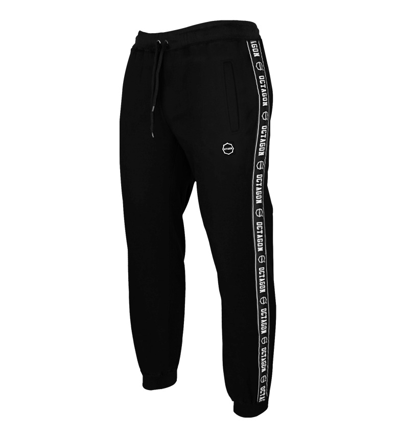 Tepláky Octagon Stripe black Velikost: L