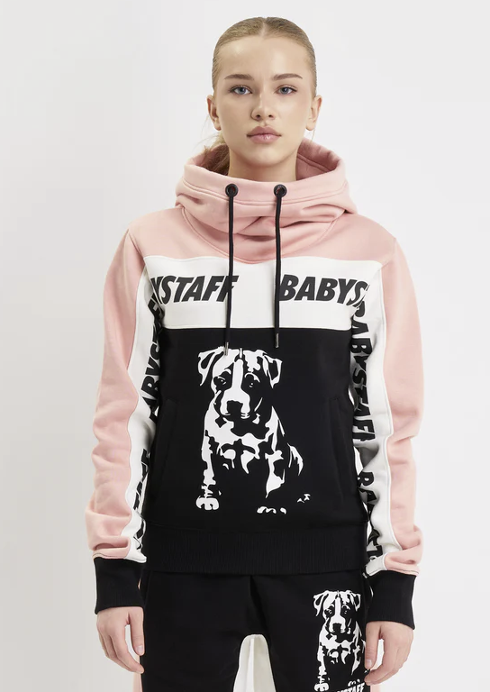 Levně Dámská mikina Babystaff Tawani black/pink
