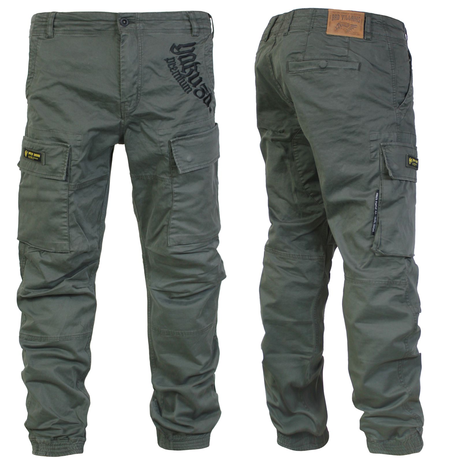 Pánské kalhoty Yakuza Premium 3854 dark olive Velikost: M