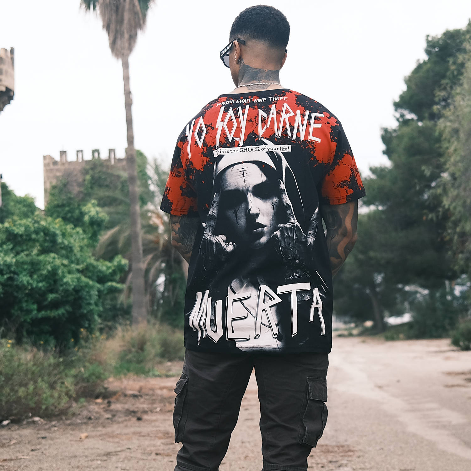Pánské triko Yakuza Carne Regular 26008 black Velikost: XL