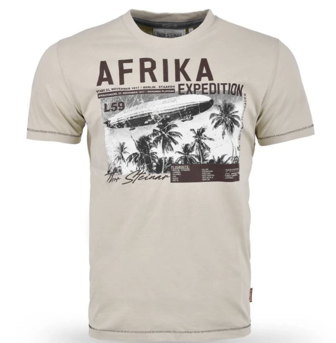 Levně Pánské triko Thor Steinar Afrika sand