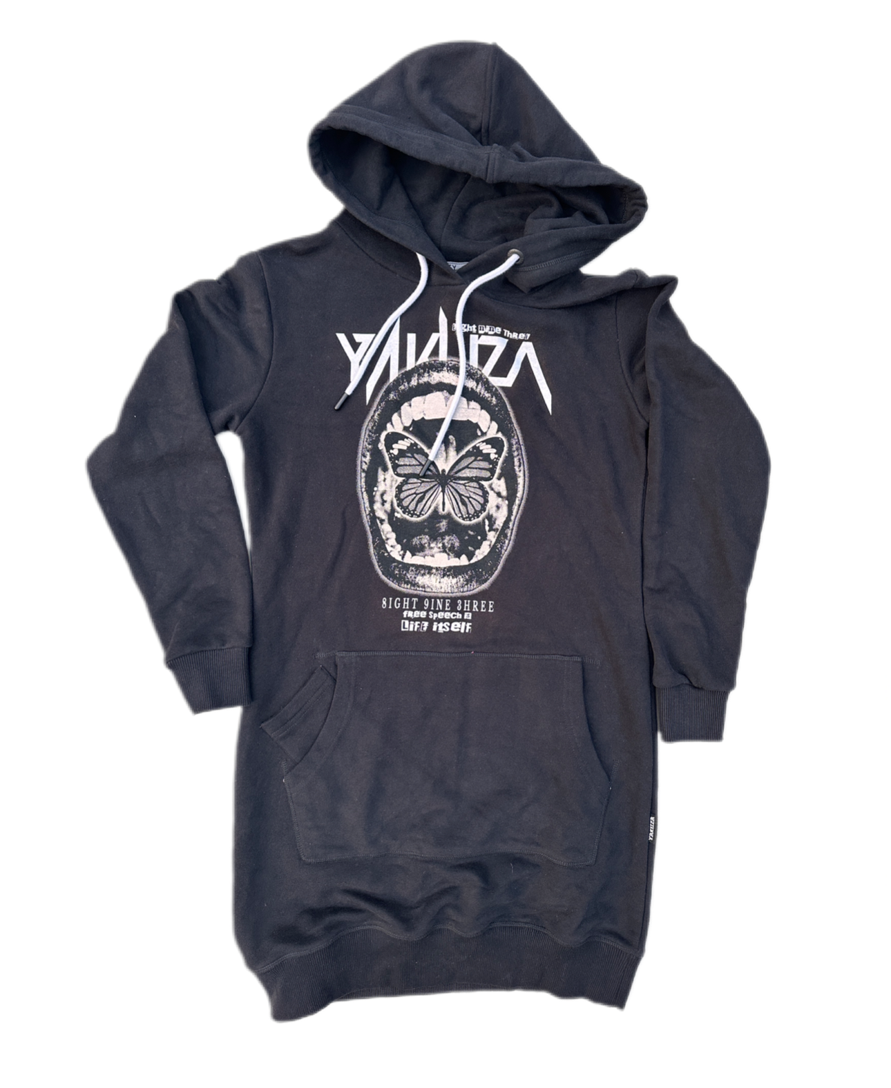 Dámské mikino šaty Yakuza prototyp 10101 black Velikost: S