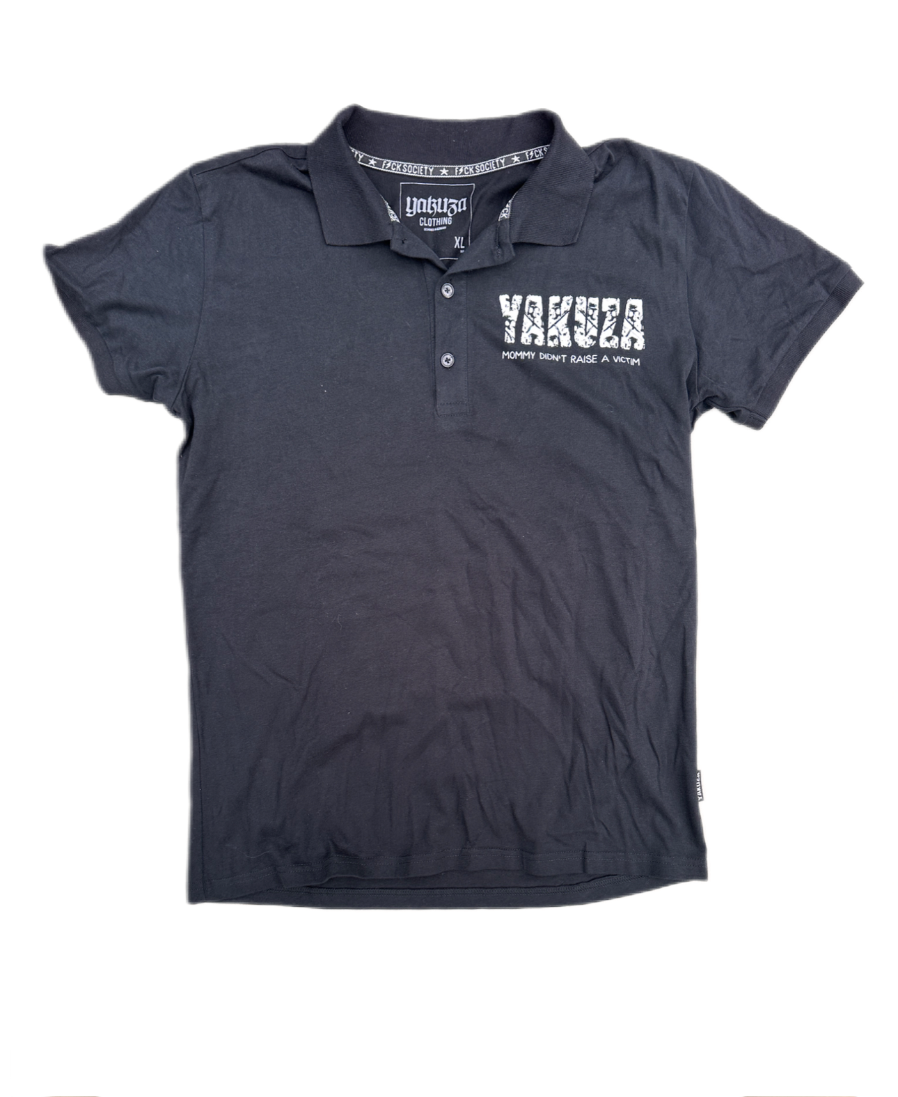 Pánské polo Yakuza prototyp 30318 black Velikost: S