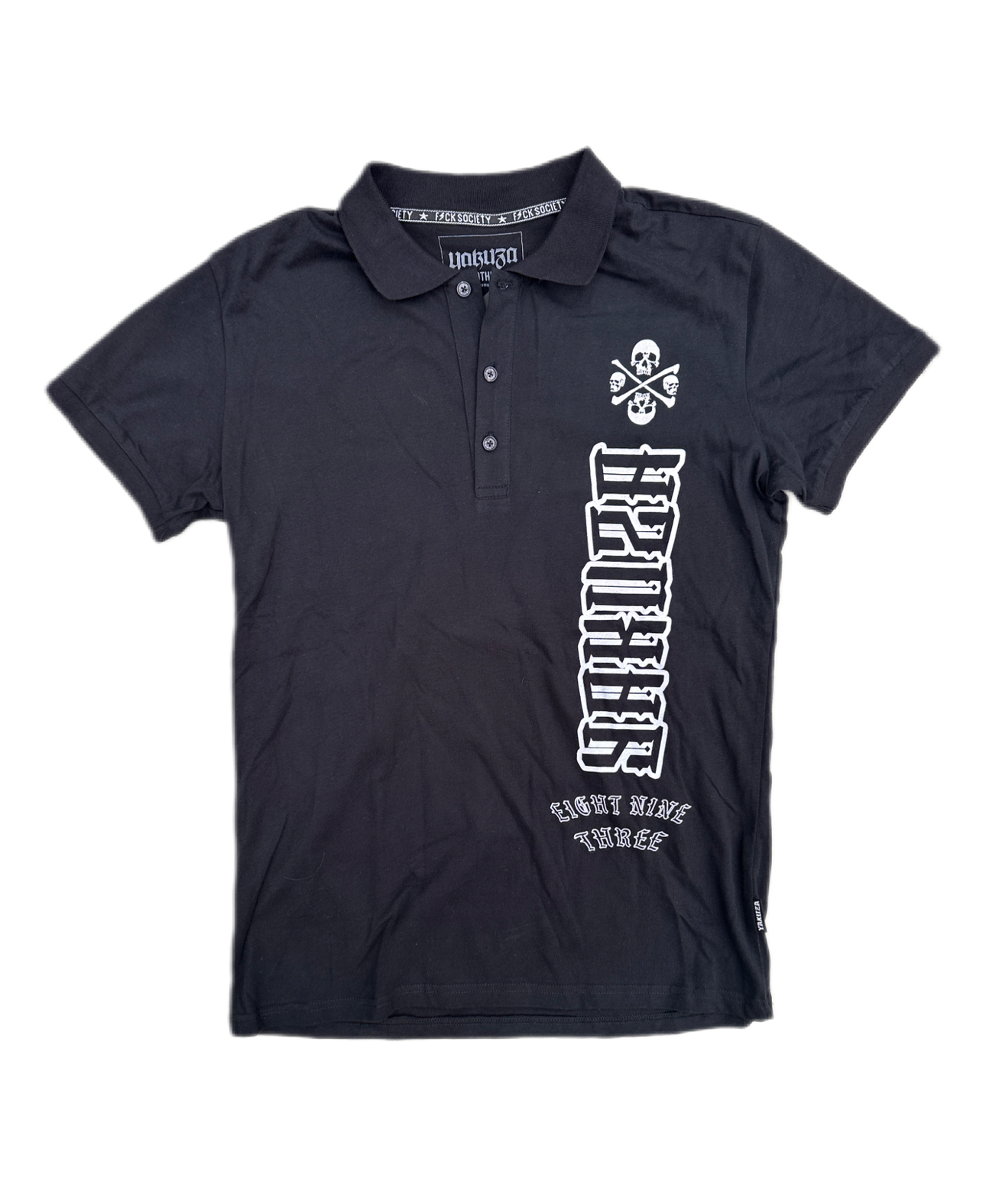 Pánské polo Yakuza prototyp 30319 black Velikost: S