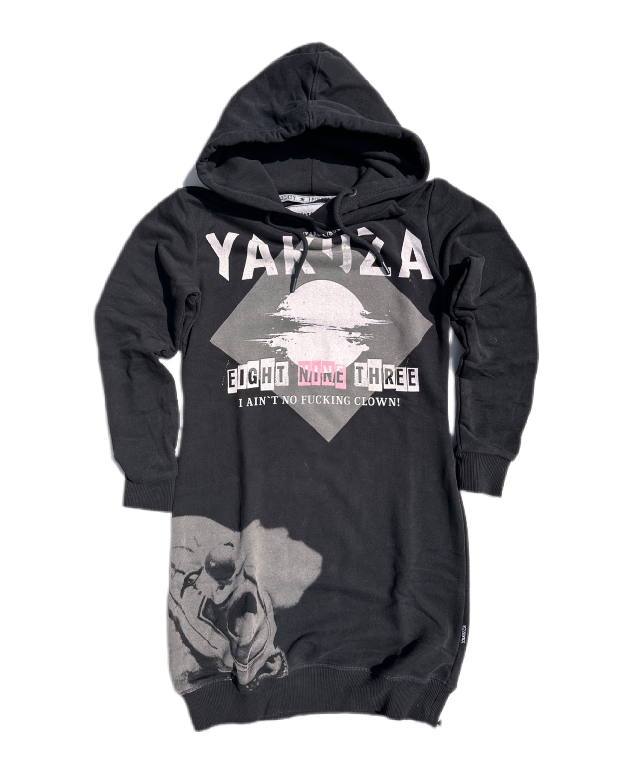 Dámské mikino šaty Yakuza 11126 black Velikost: XS