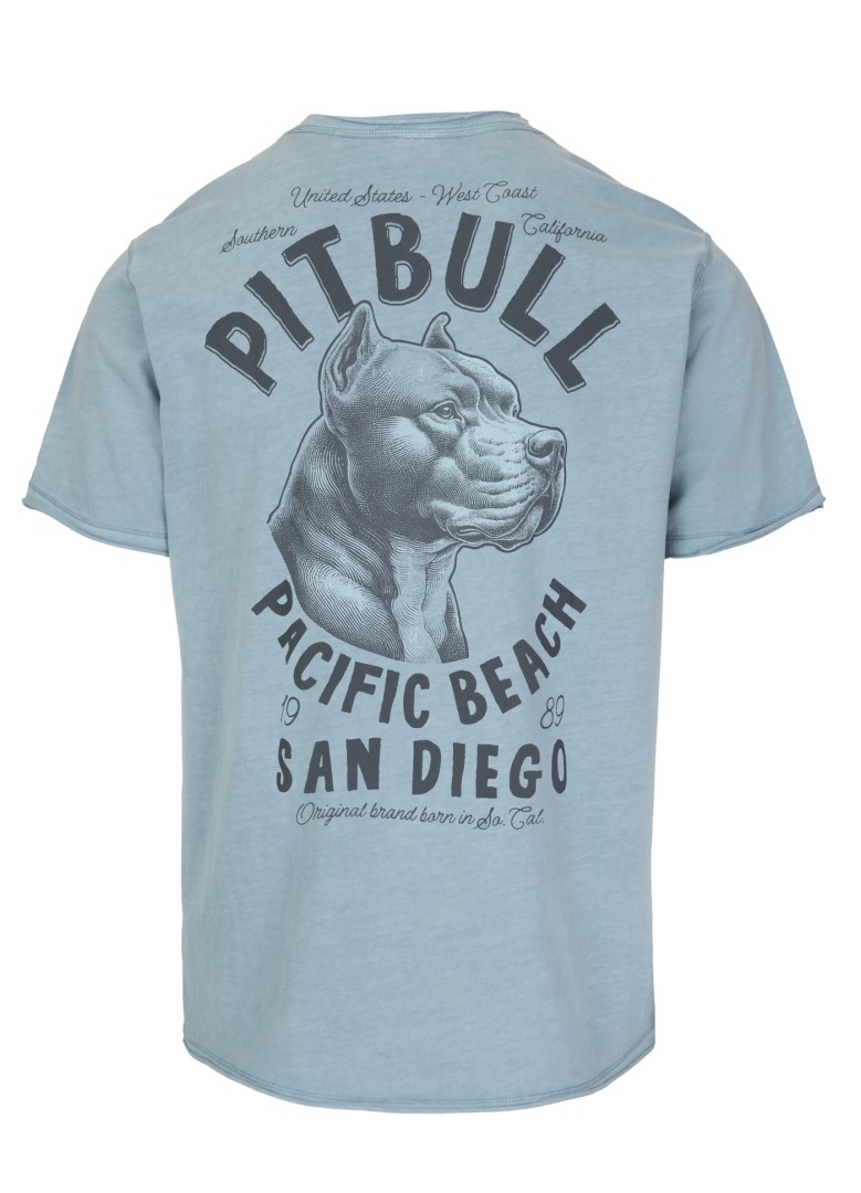 PitBull West Coast - pánské triko PACIFIC modré Velikost: M