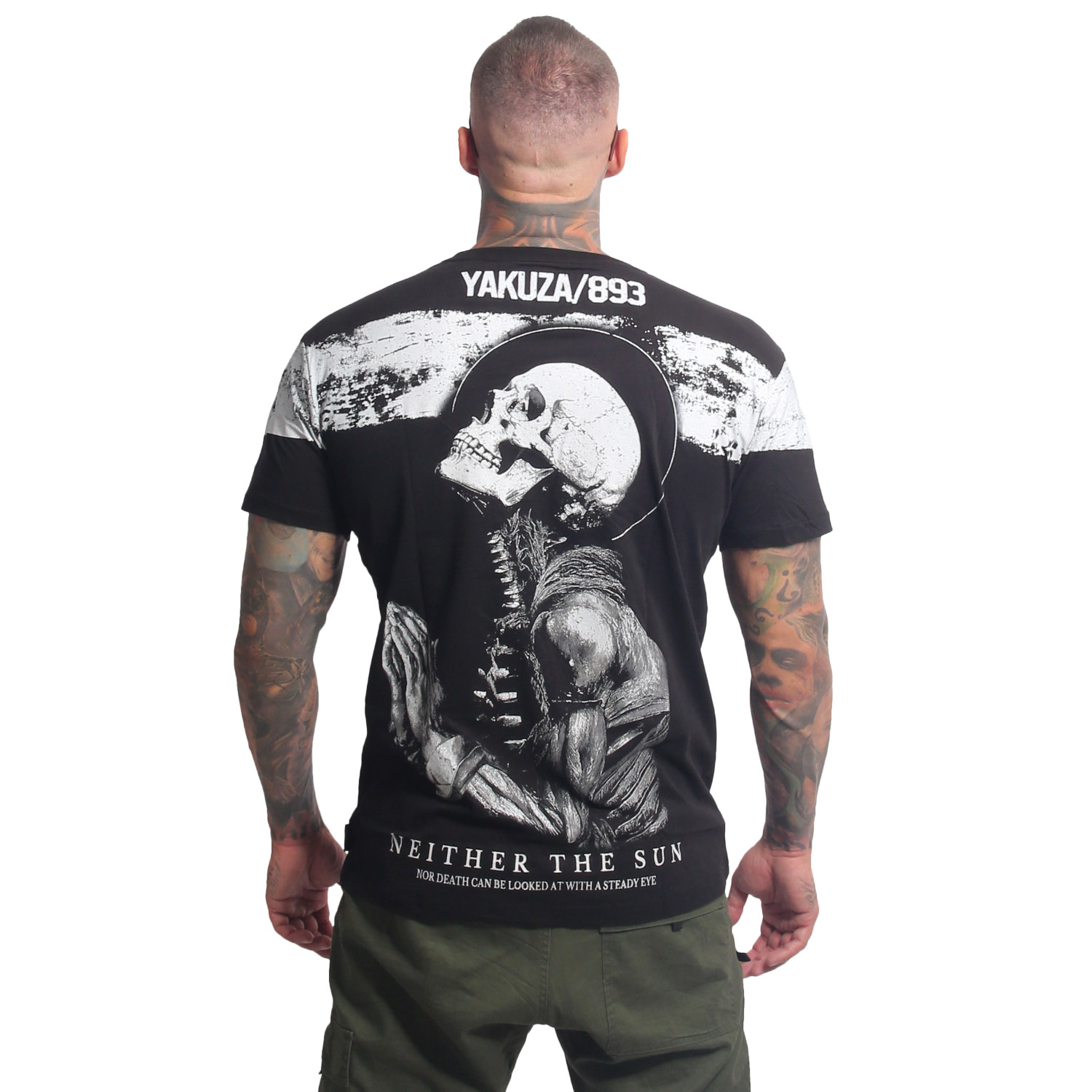 Pánské triko Yakuza Pray 26014 black Velikost: XXL