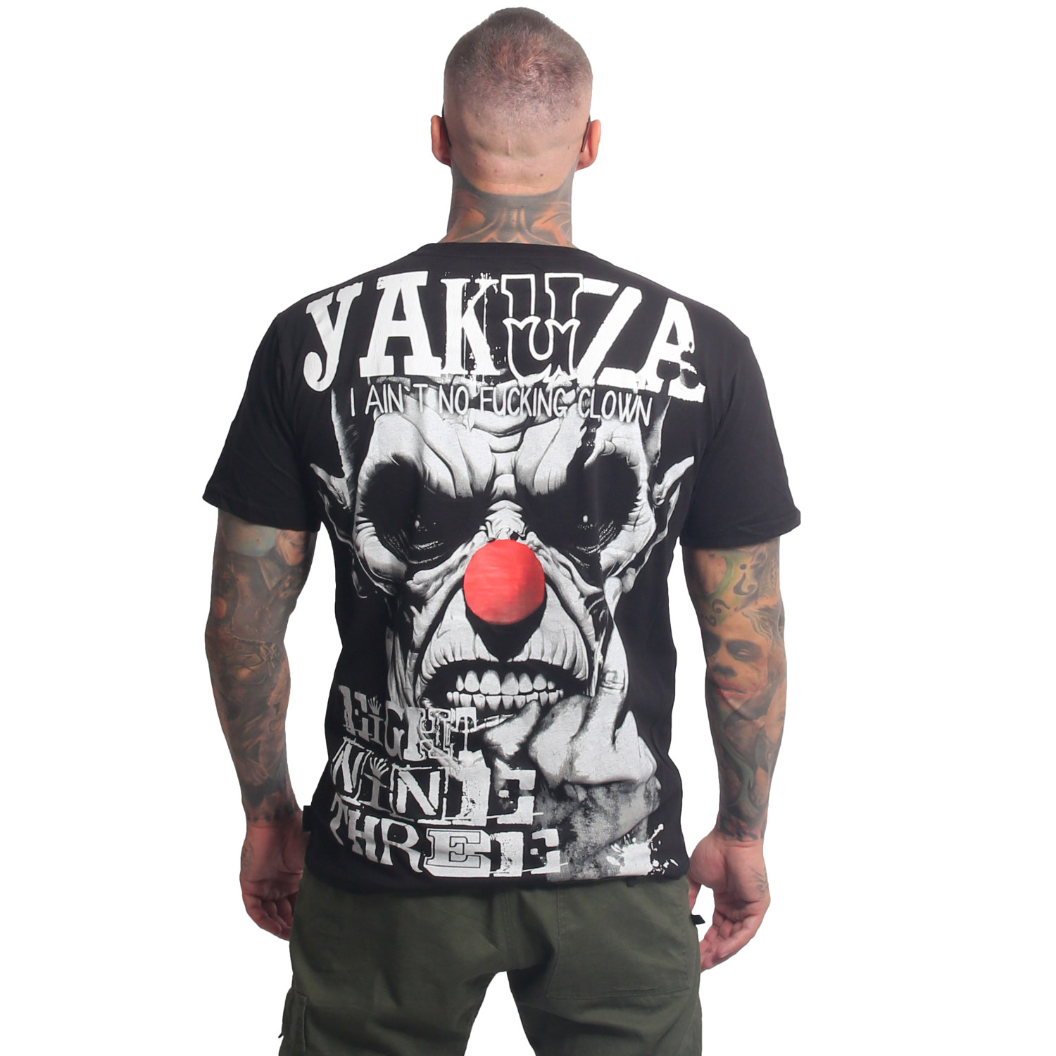 Pánské triko Yakuza Aint No Clown 26004 black Velikost: 3XL