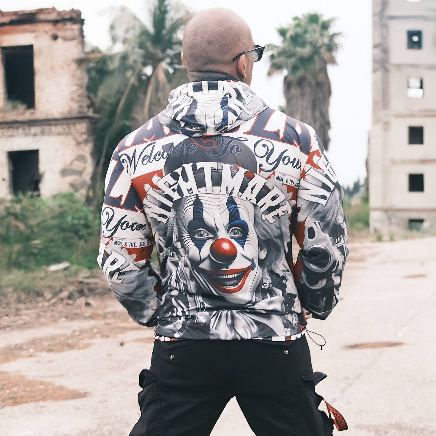 Pánská jarní bunda Yakuza Welcome Windbreaker 26047 multicolored Velikost: M