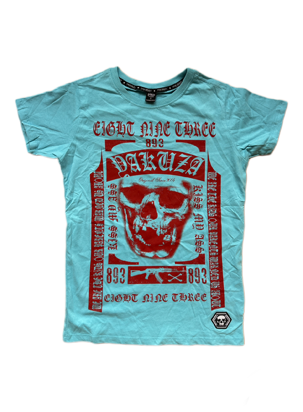 Pánské triko Yakuza Original Since 2004 tyrkys Velikost: S