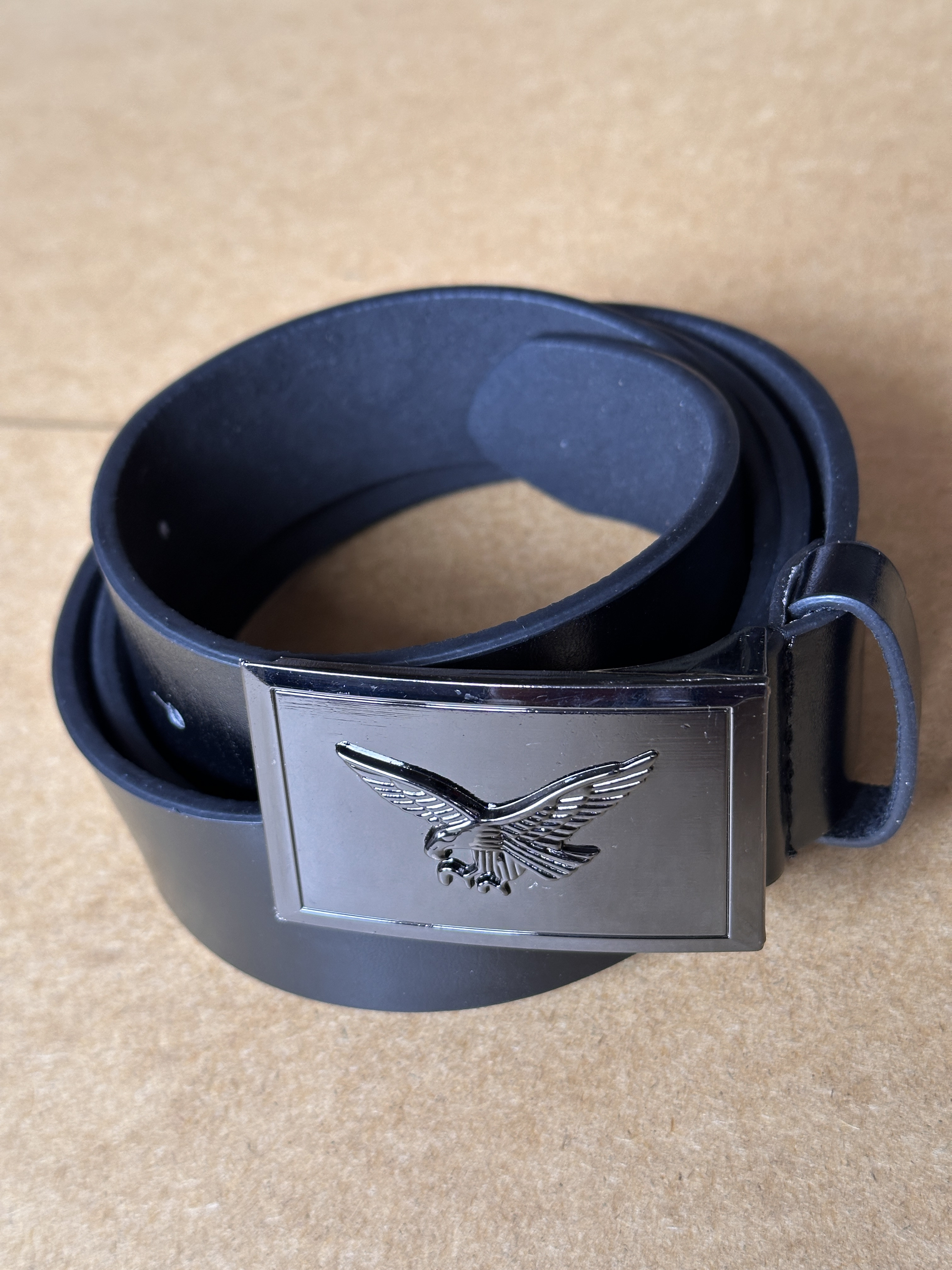 Levně Legal Life Pásek z eko kůže Eagle black