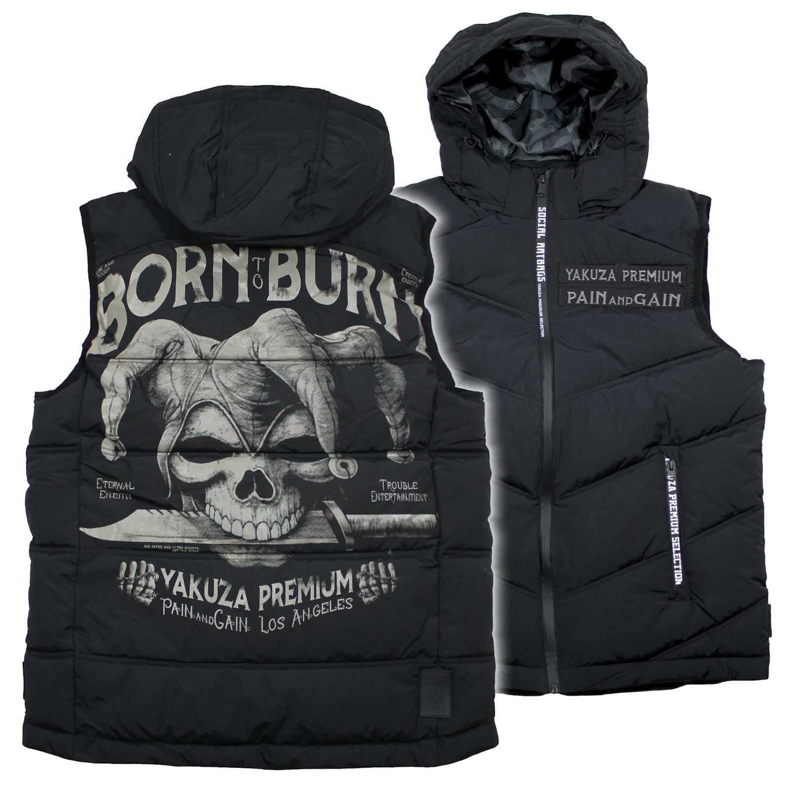 Levně Pánská vesta Yakuza Premium 3966 Black
