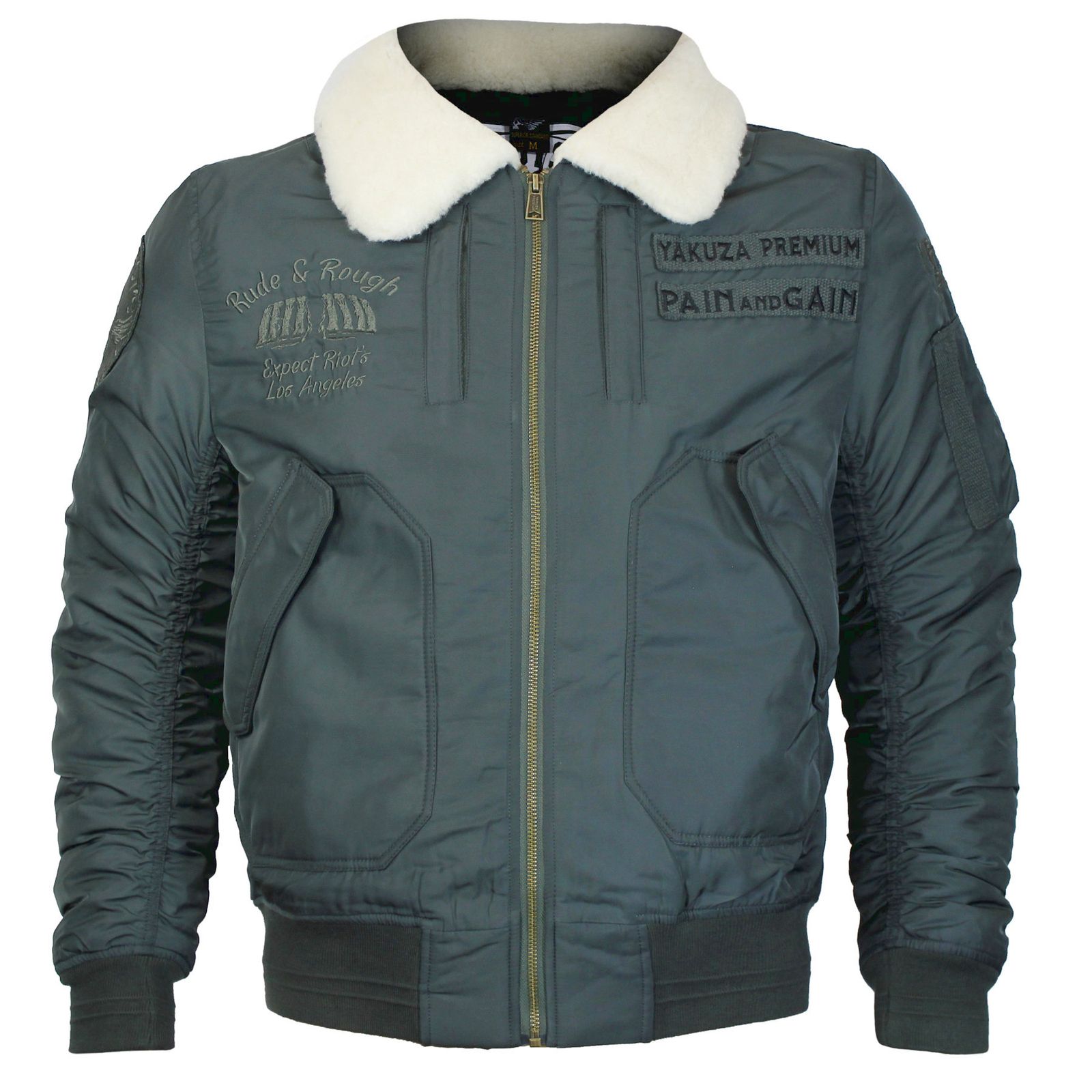 Pánská bunda Yakuza Premium 3965 dark olive Velikost: XL