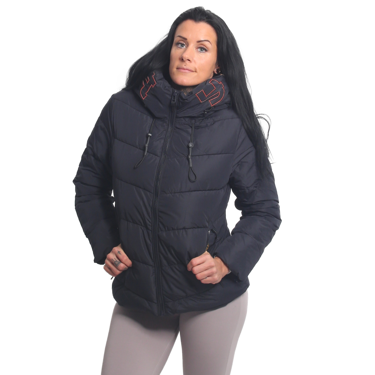 Dámská bunda Yakuza 3RD V02 Puffer 26131 black Velikost: M