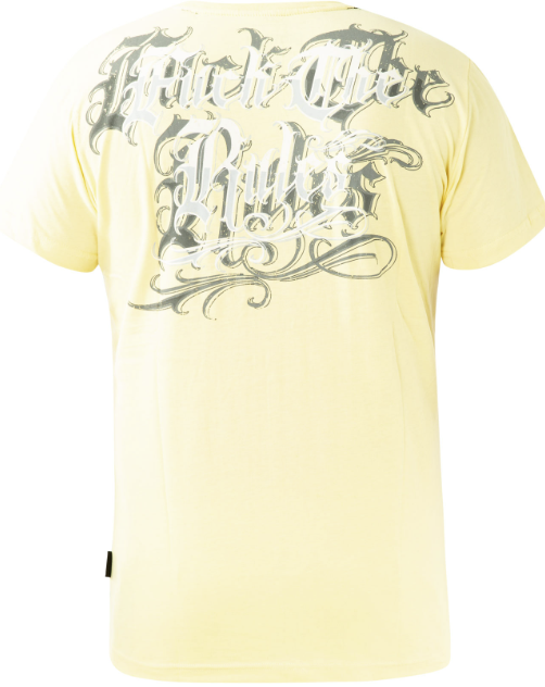 Pánské triko Yakuza Glory 17026 pale banana