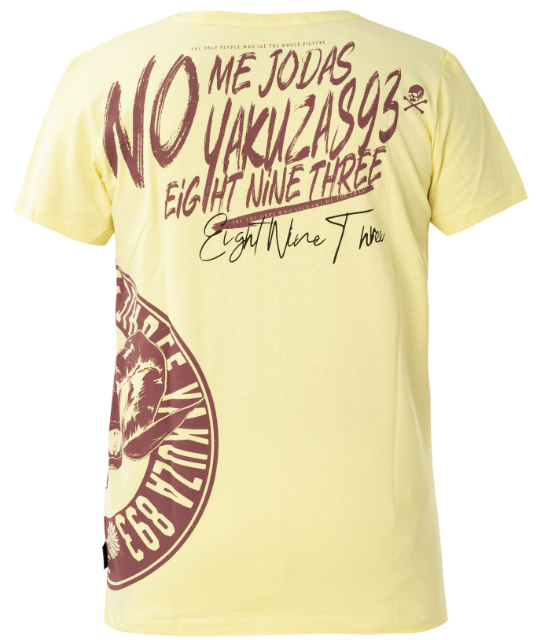 Pánské triko Yakuza Jodas 17024 pale banana
