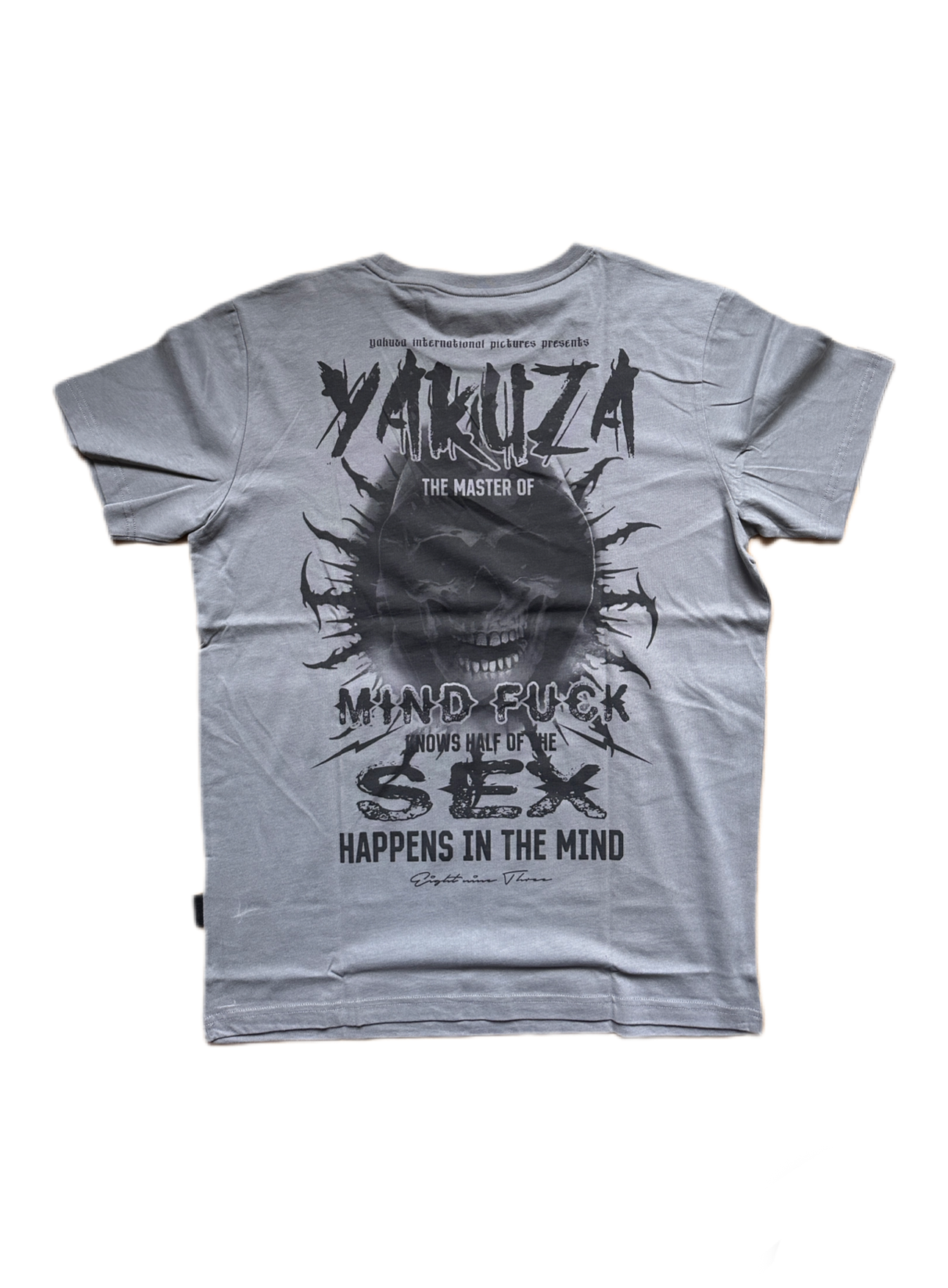 Pánské triko Yakuza Mind TSB 22005 Stell Grey