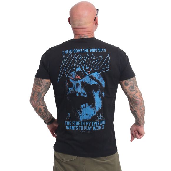 Pánské triko Yakuza Fire TSB 22017 black