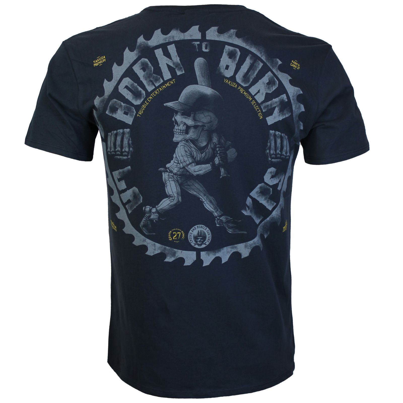 Pánské triko Yakuza Premium 3917 dark blue Velikost: L