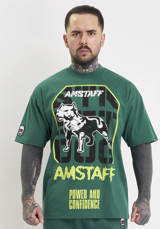 Amstaff pánské triko Solinor green