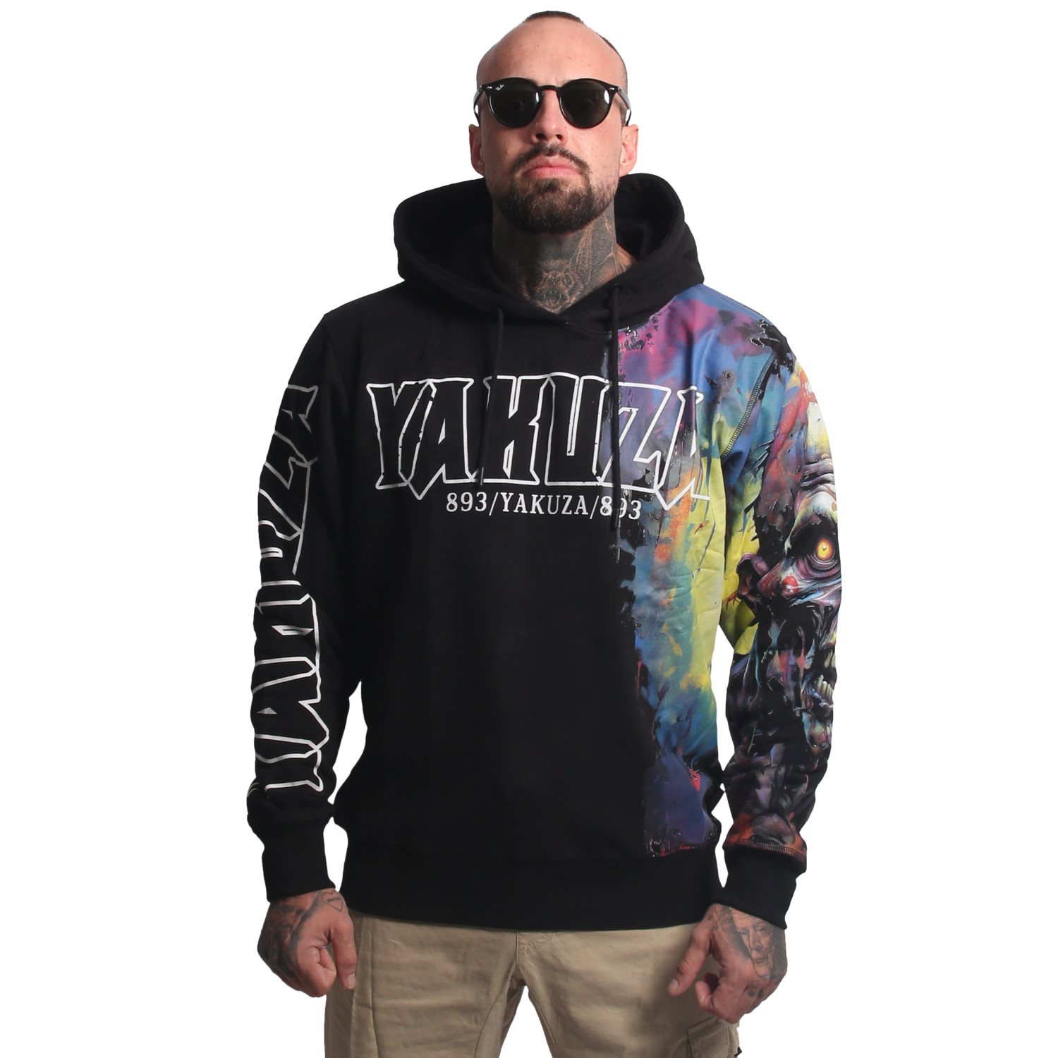 Pánská mikina Yakuza Zombie 26030 black Velikost: 6XL