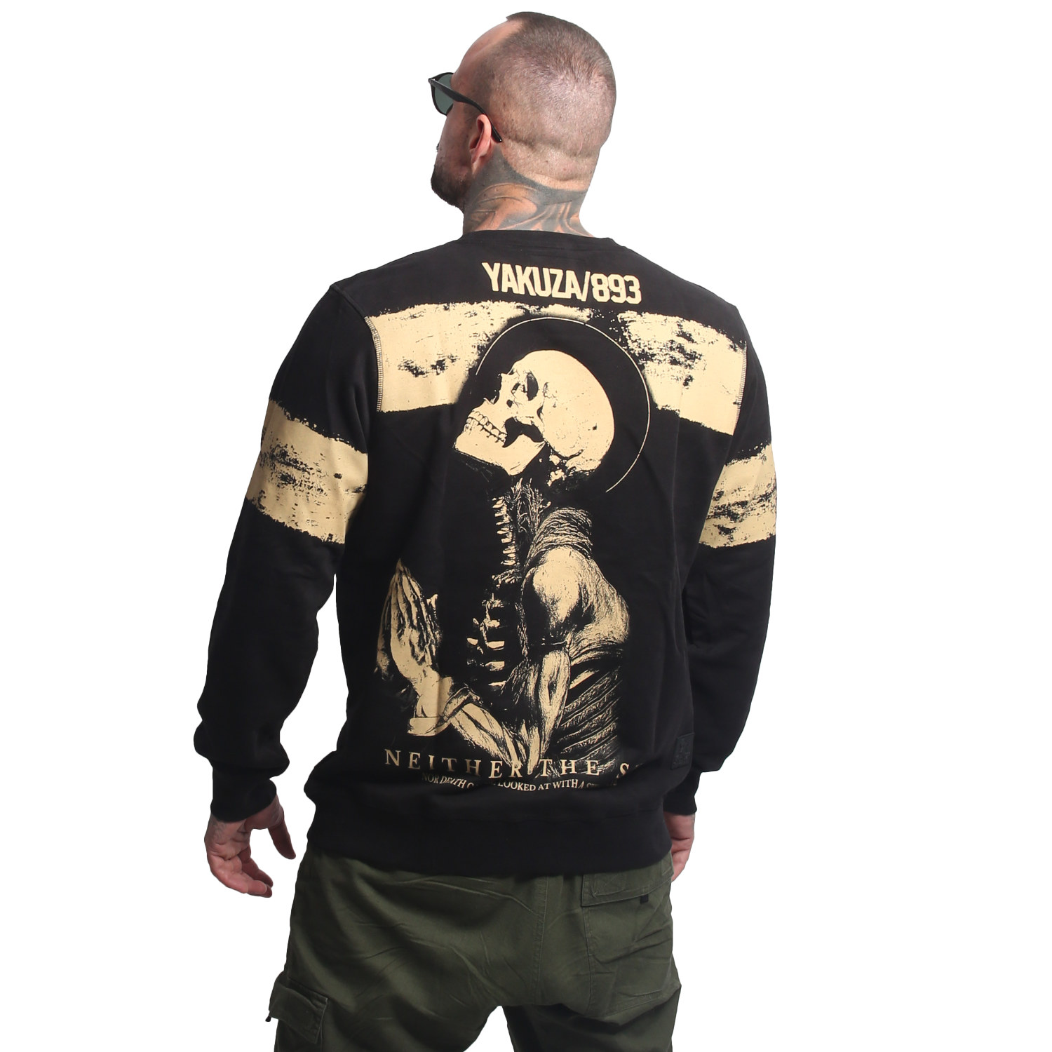 Pánská mikina Yakuza Pray 26038 black Velikost: 3XL