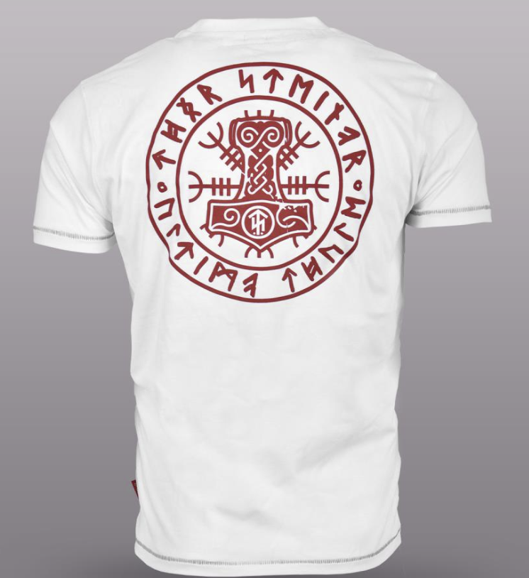 Levně Pánské triko Thor Steinar Hammer 2 white