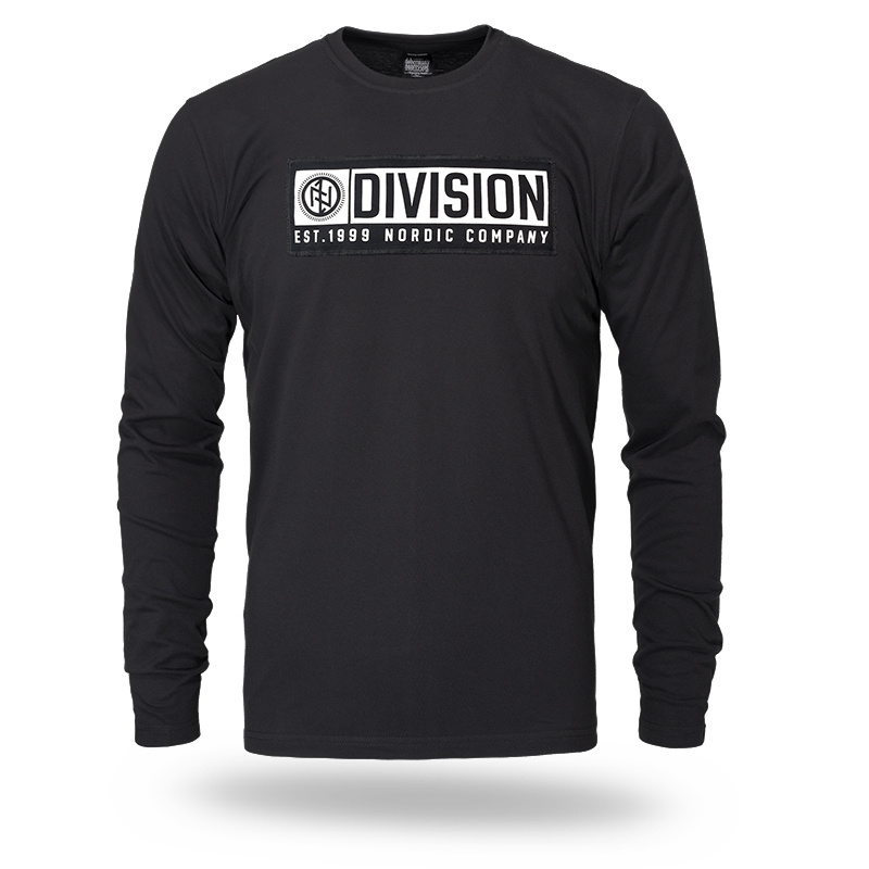 Pánské triko s dlouhým rukávem Dobermans Aggressive DIVISION PATCH LS392A Velikost: 3XL