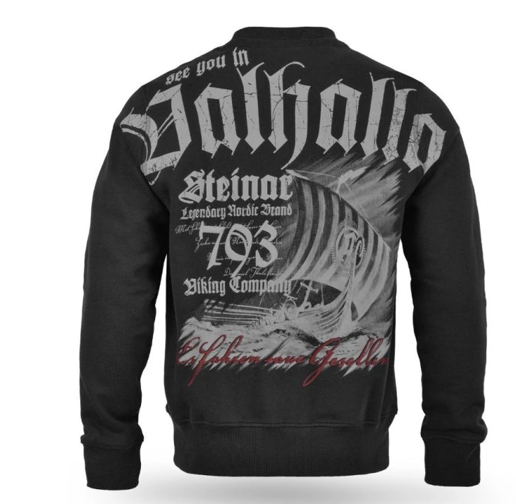 Levně Pánská mikina Thor Steinar Valhalla schwarz
