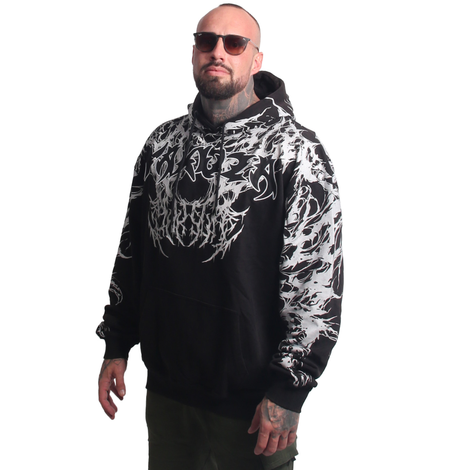 Pánská mikina Yakuza Reignz Acid Oversized 27028 black Velikost: S