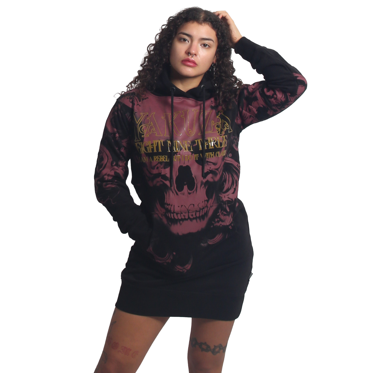 Dámská mikina Yakuza Lost Skull 27108 black Velikost: S
