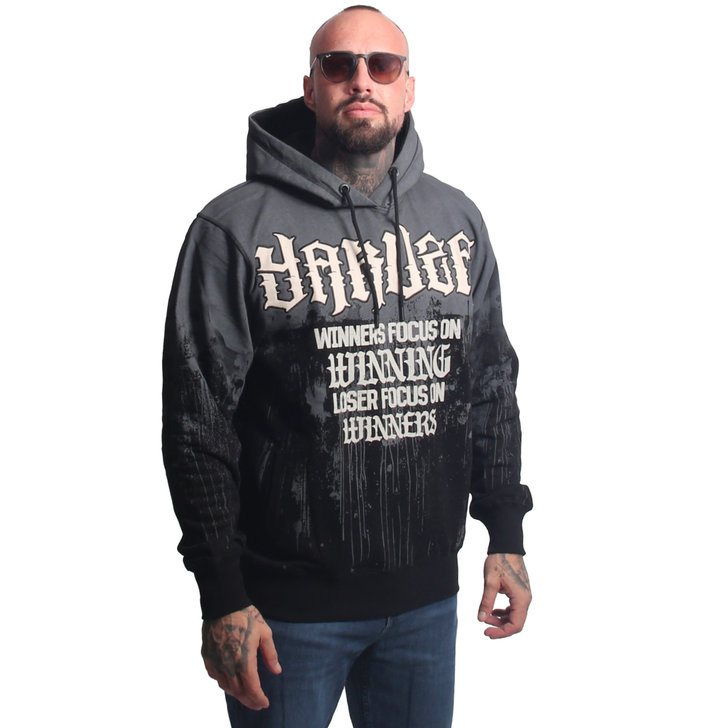 Pánská mikina Yakuza Winners 27026 black Velikost: 6XL