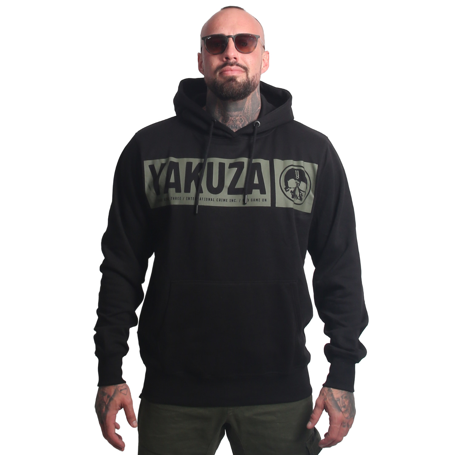 Pánská mikina Yakuza Bleak Basic 27045 black Velikost: 4XL