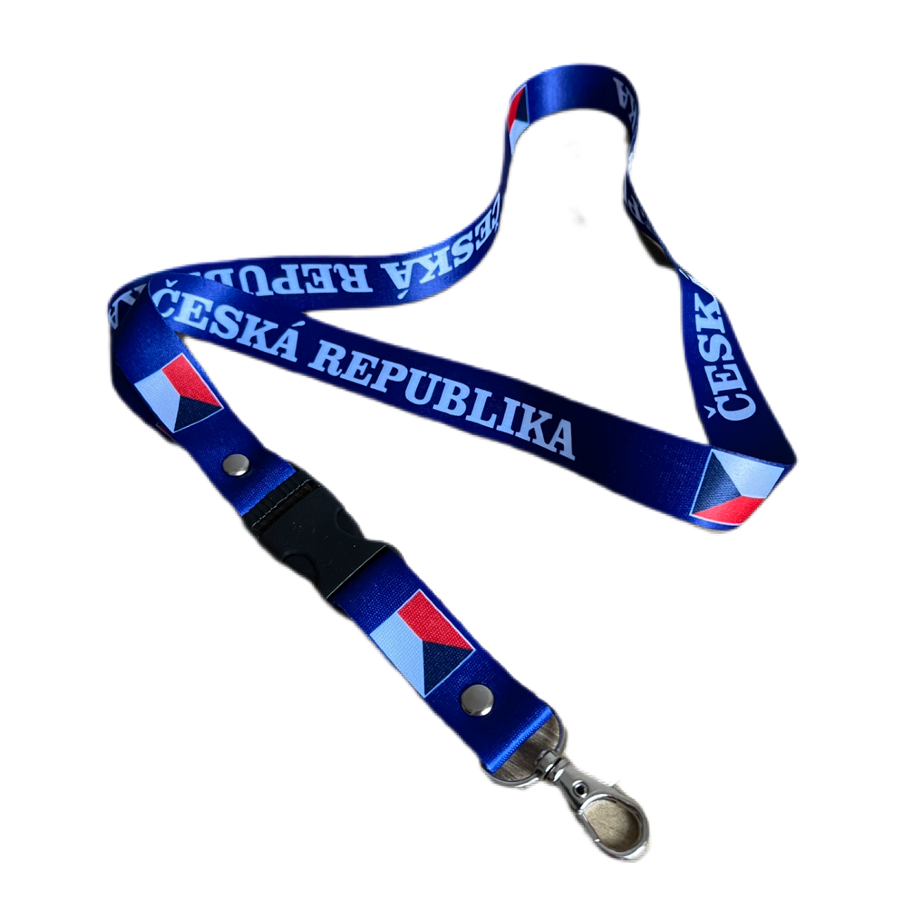 Levně Za pár stovek Klíčenka Česká republika modrá