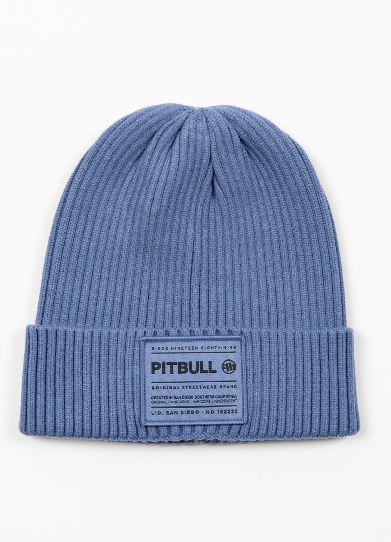 Levně PitBull West Coast - zimní čepice PITBULL DOCK modrá