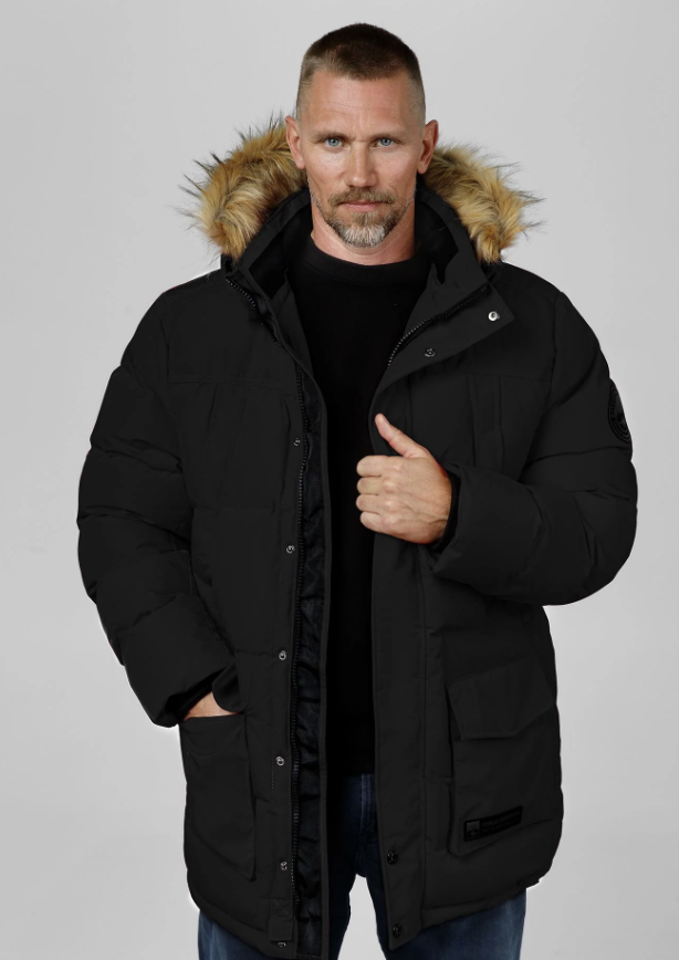PitBull West Coast - pánská zimní bunda FOREST černá Velikost: XL