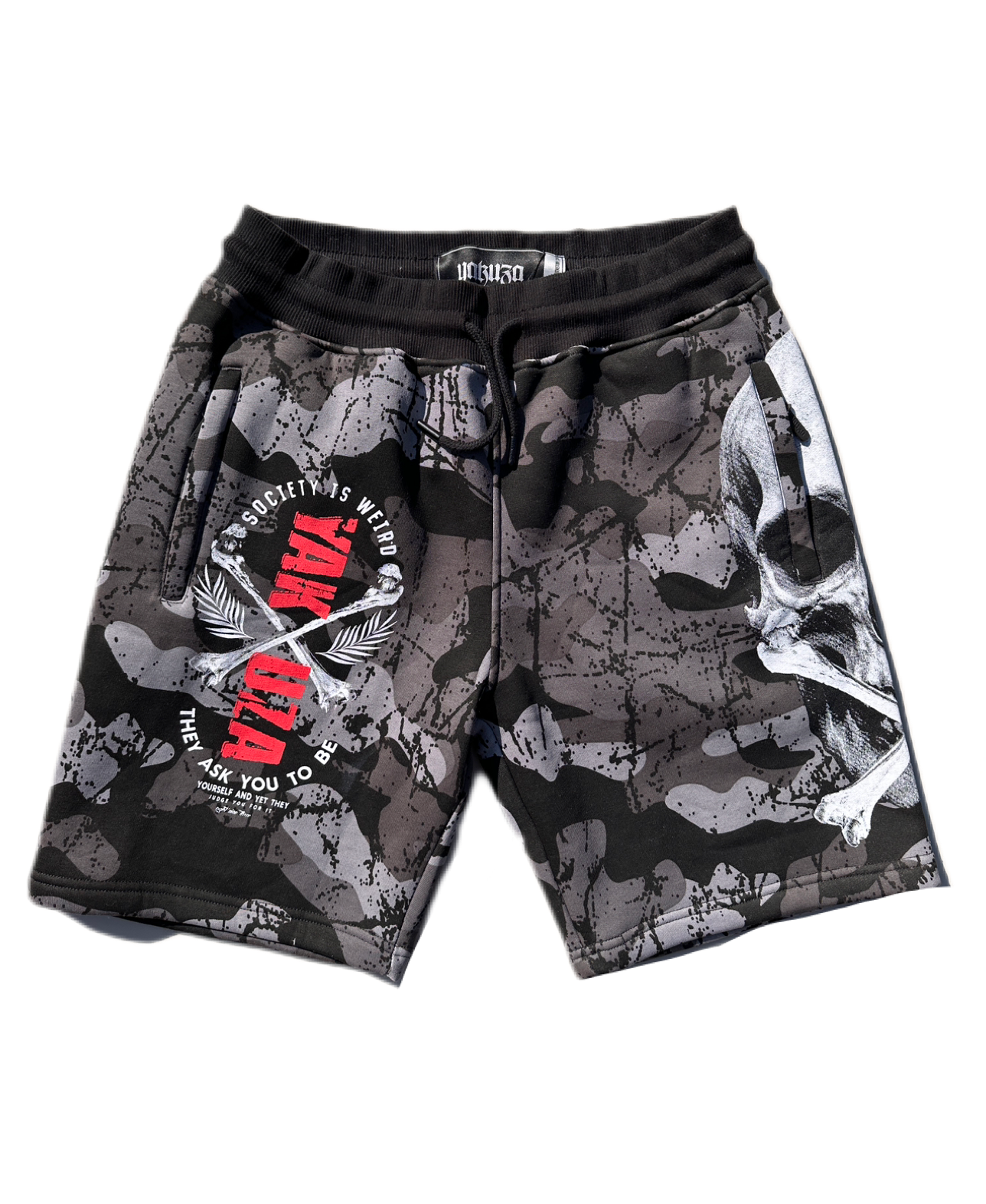 Pánské teplákové kraťasy Yakuza Weird 24019 camo Velikost: 3XL