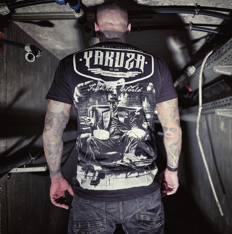 Levně Pánské triko Yakuza Don Regular 27010 black