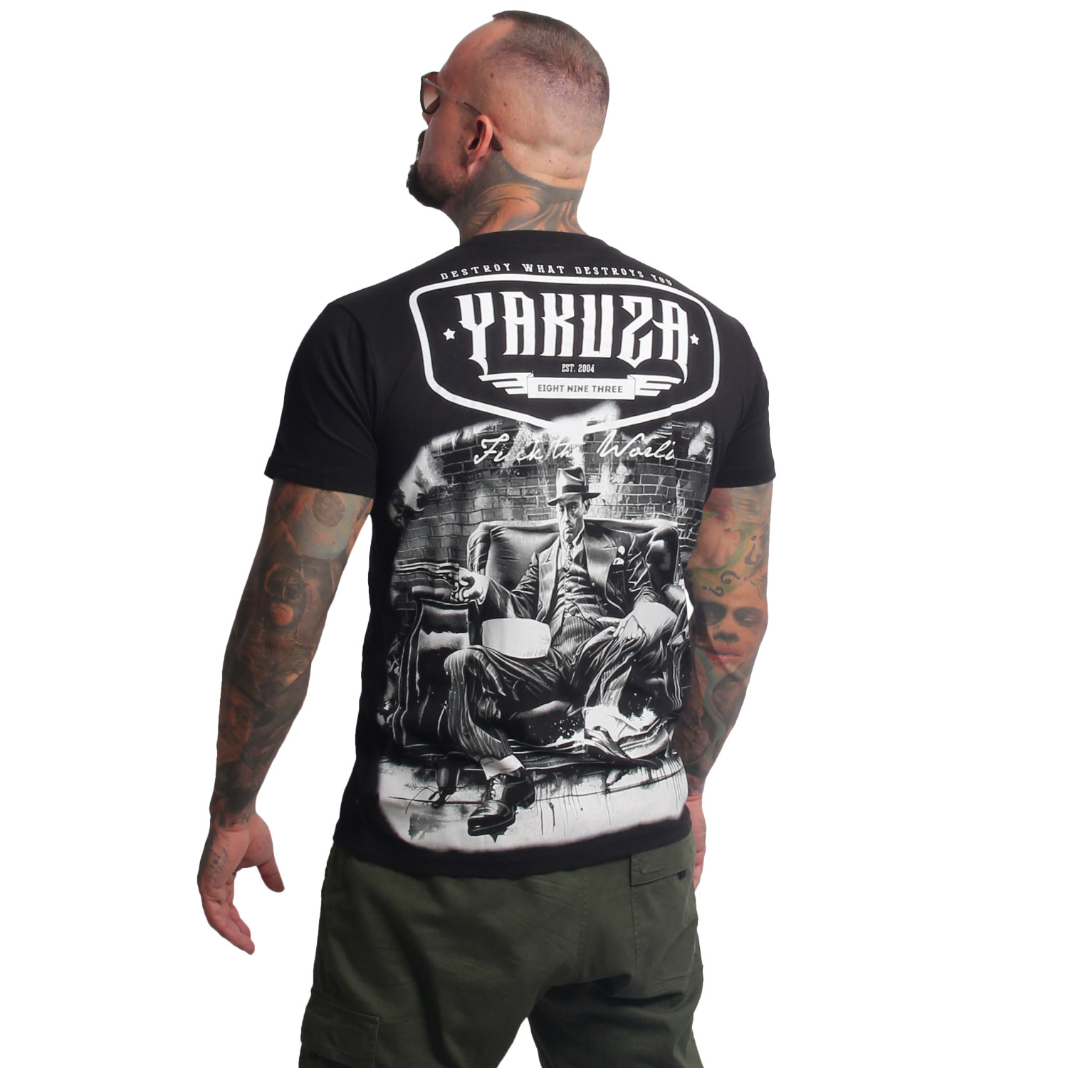 Pánské triko Yakuza Don Regular 27010 black Velikost: XXL