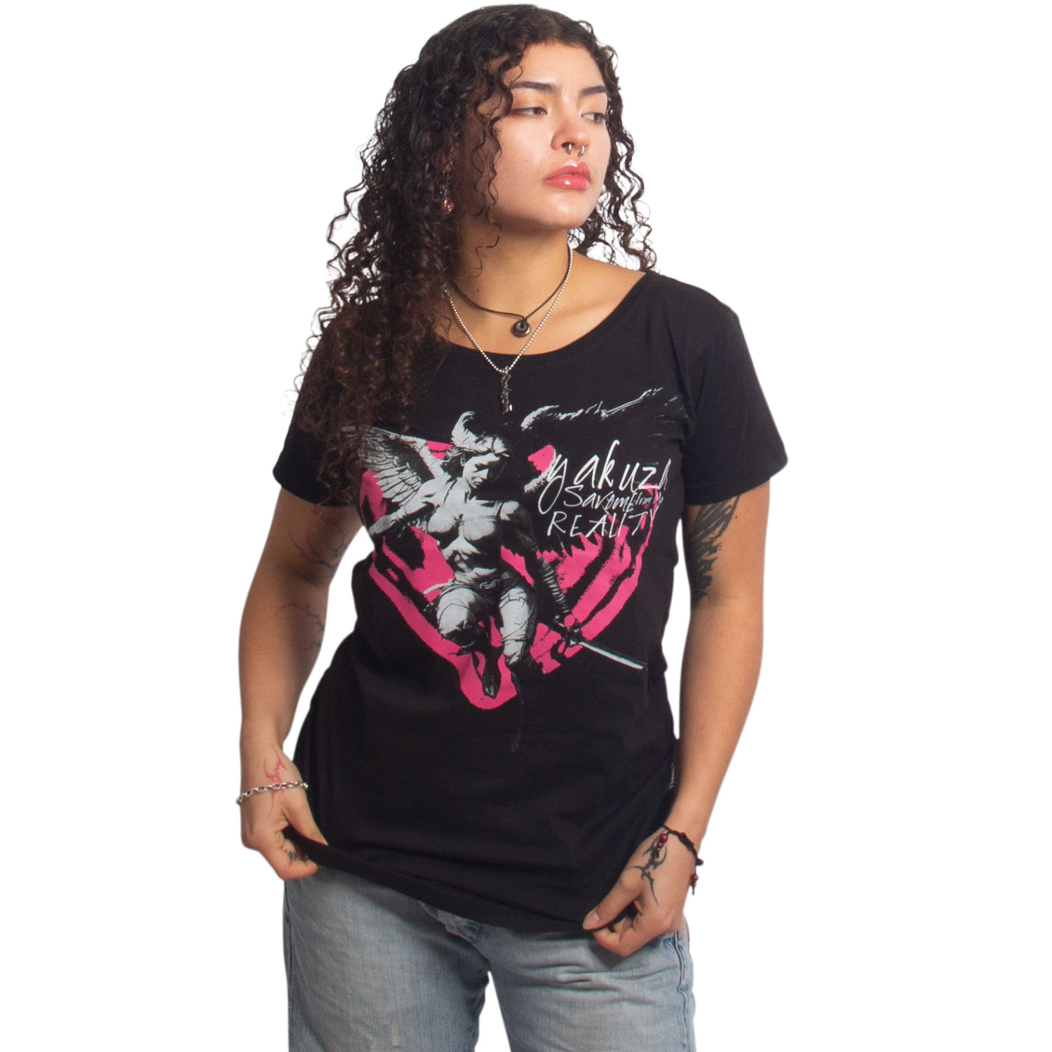 Dámské triko Yakuza Nemesis Urban Crew 27120 black Velikost: M