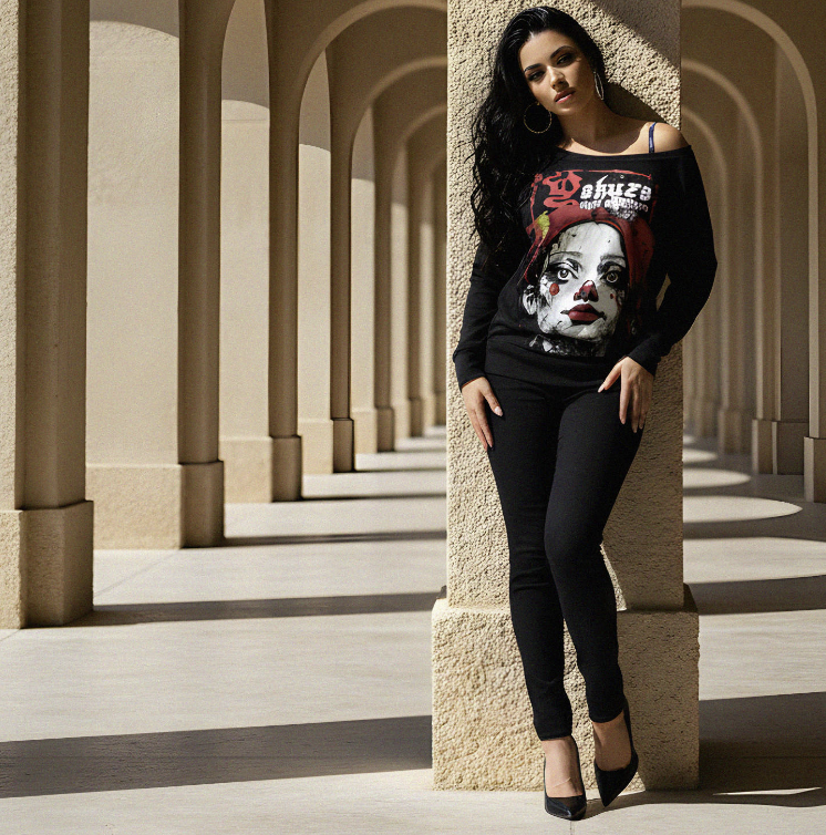 Levně Dámské triko Yakuza Dollz Urban Longsleeve 27131 black