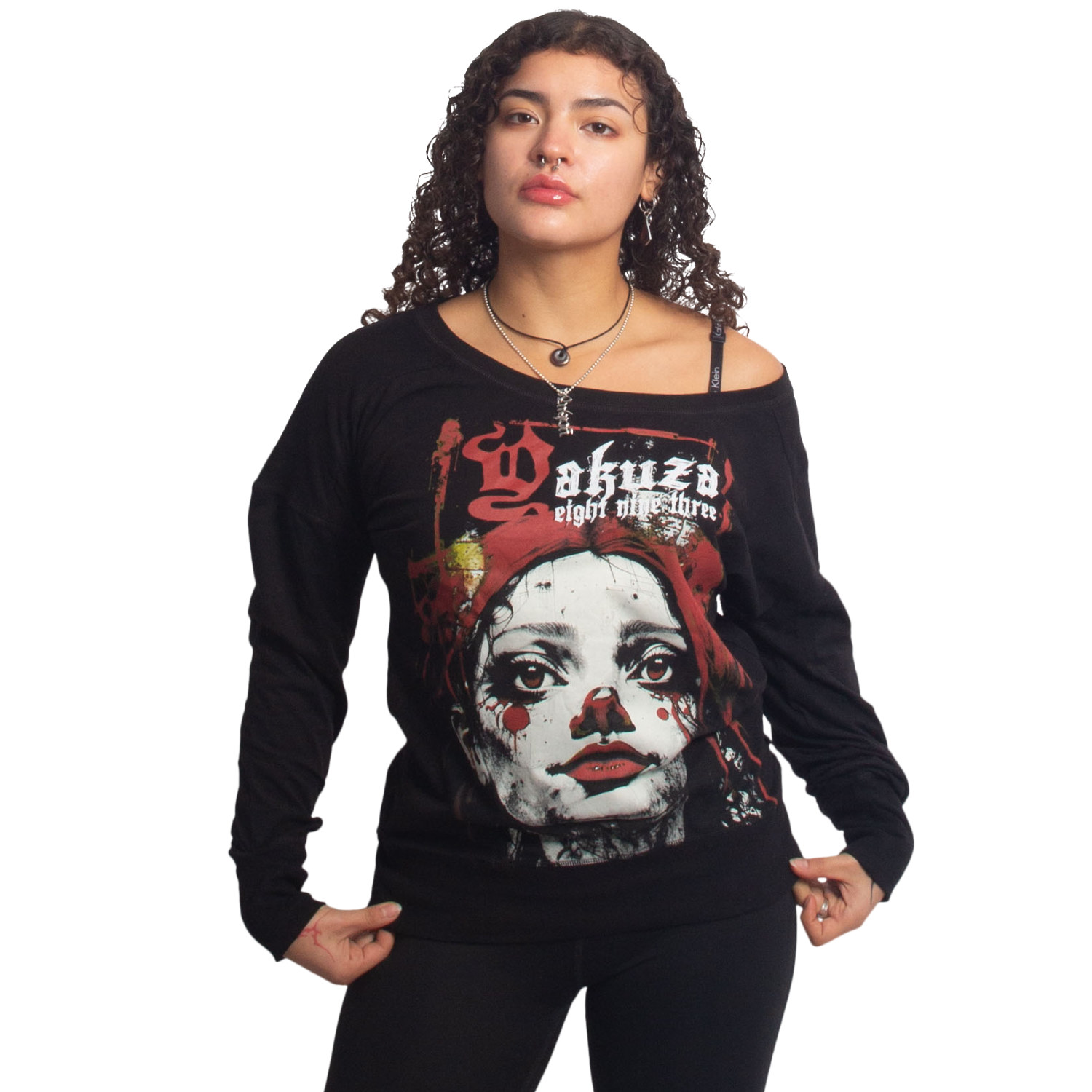 Dámské triko Yakuza Dollz Urban Longsleeve 27131 black Velikost: S