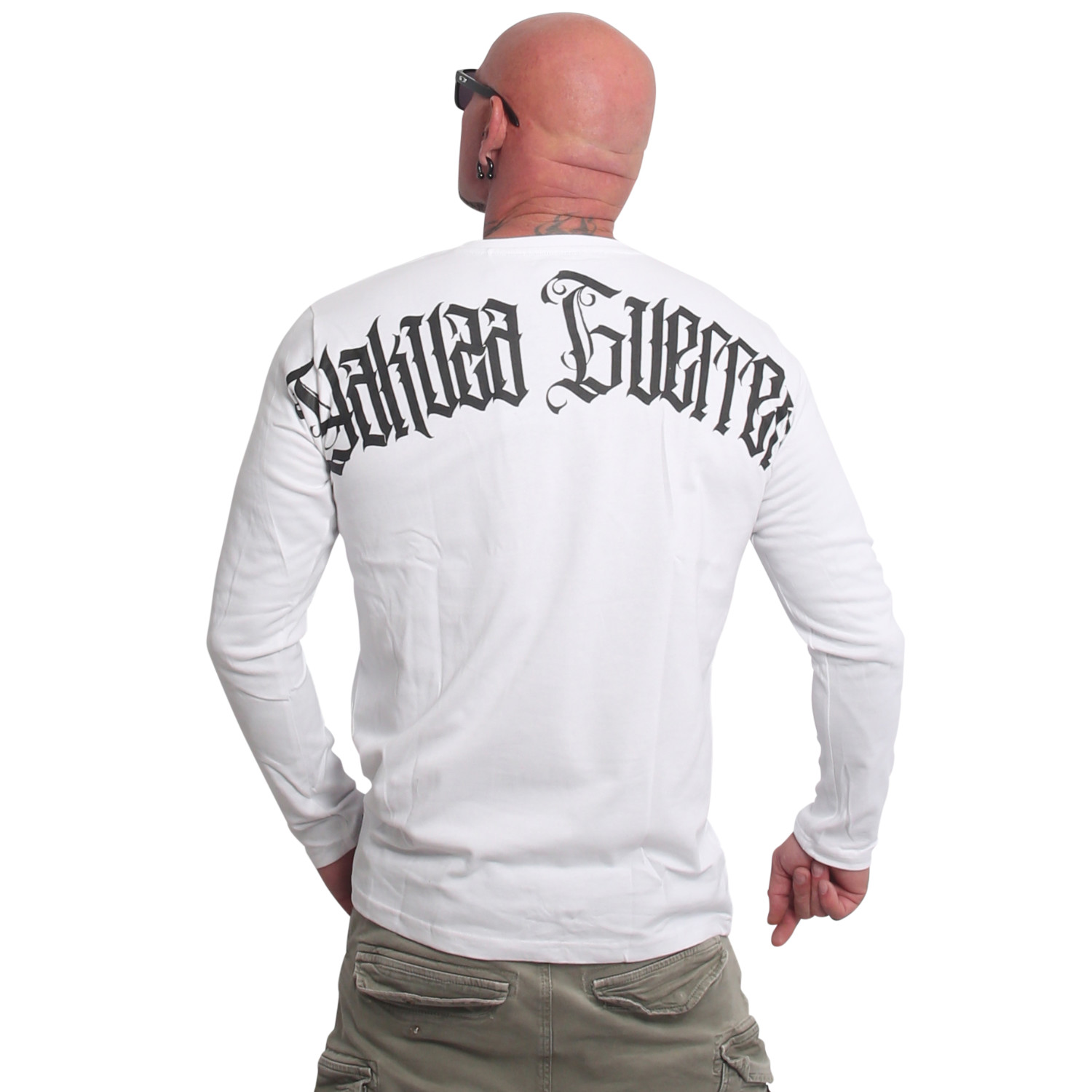 Pánské triko Yakuza s dlouhým rukávem Guerrero 27034 white Velikost: L