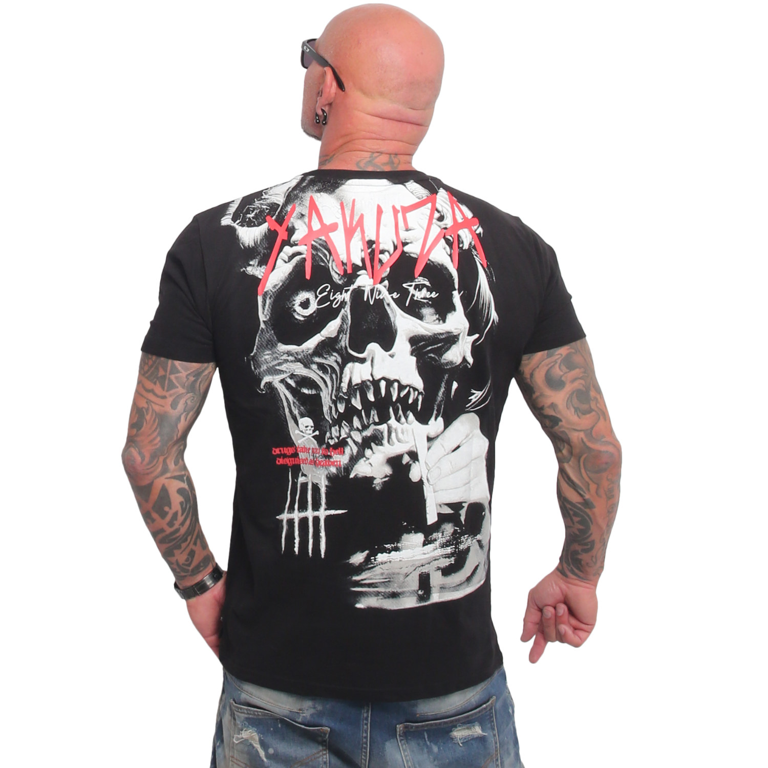 Pánské triko Yakuza Disguised Regular 26013 black Velikost: 4XL
