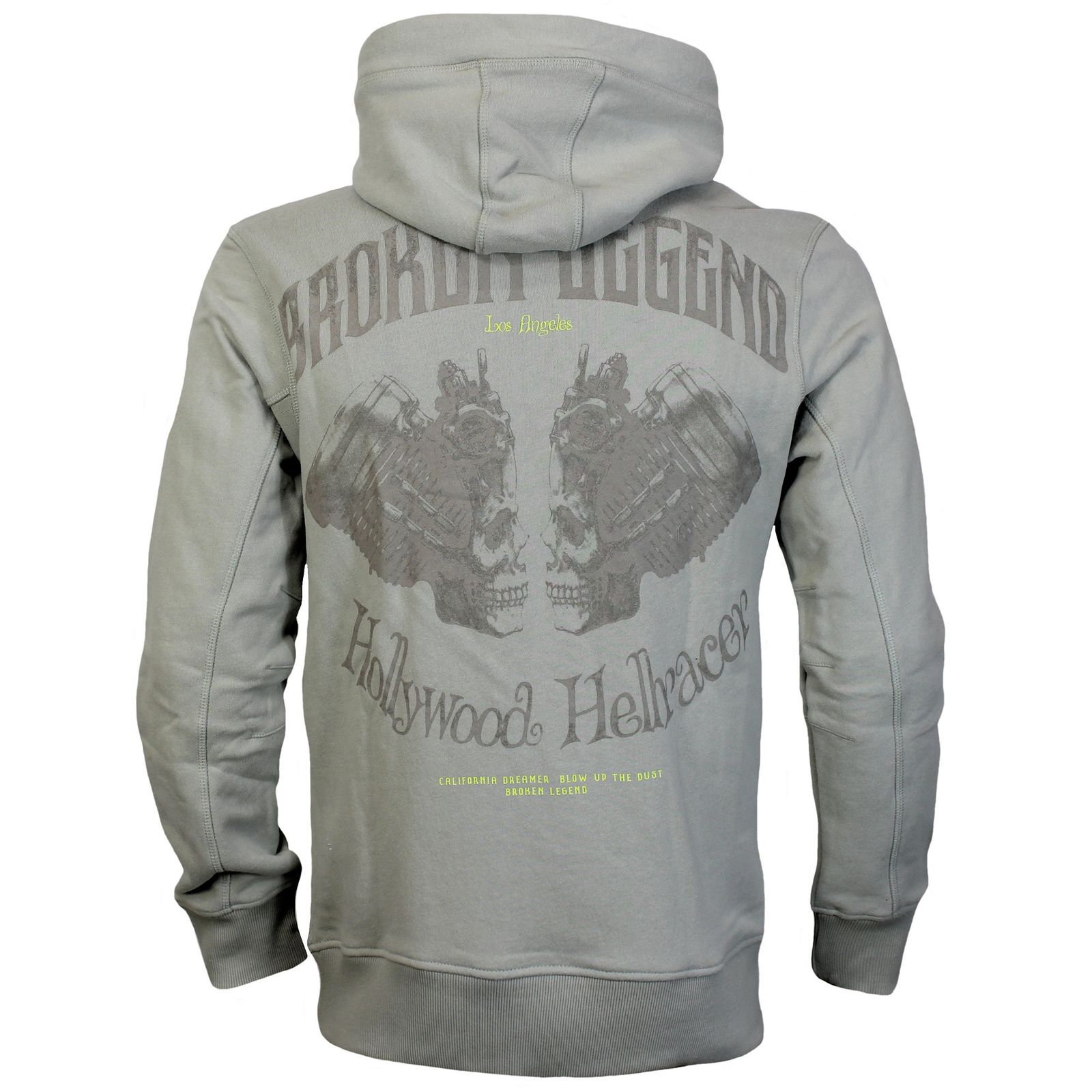 Pánská mikina Yakuza Premium s kapucí BL210 silver Velikost: M
