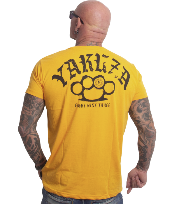 Pánské triko Yakuza Crusher Regular Basic 27041 orange Velikost: M